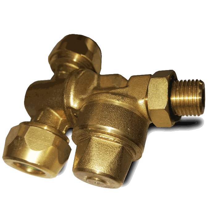 5932-2-1/4T CUERPO DOBLE GIRATORIO TEE JET