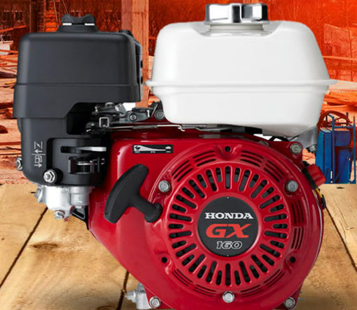 MOTORES HONDA GX-160 5.5 H.P. RH2 22 mm., red. 1/2 c/clutch centrif., (Go Kart).